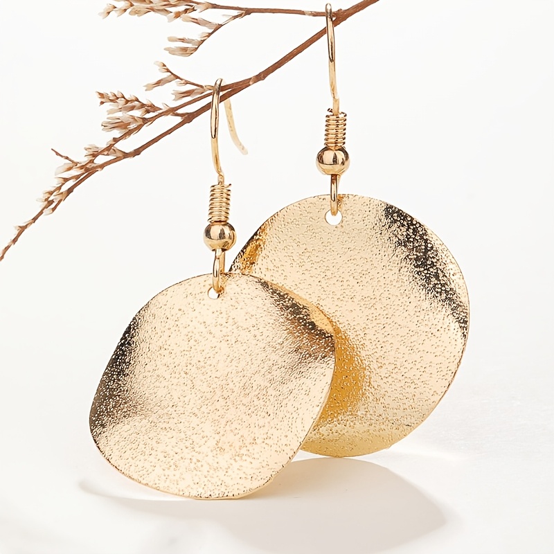 Irregular Round Women's Earrings Set